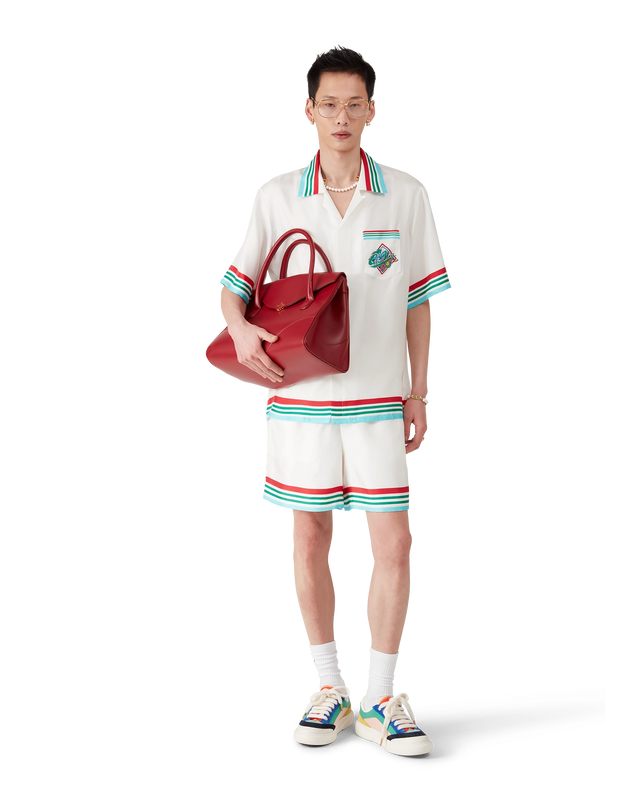 Casablanca Casa Way World Series Silk Shorts | Casablanca Paris