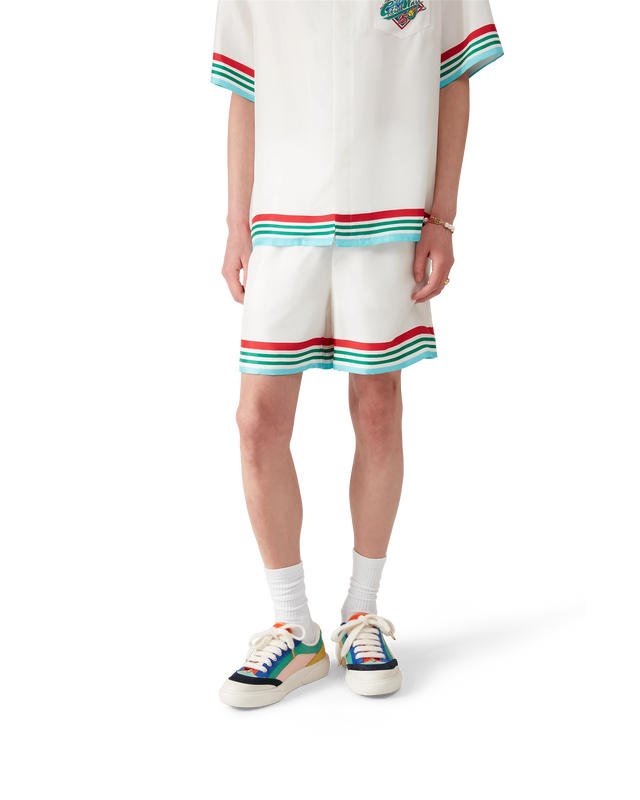 Casablanca Casa Way World Series Silk Shorts | Casablanca Paris