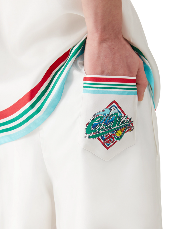 Casablanca Casa Way World Series Silk Shorts | Casablanca Paris