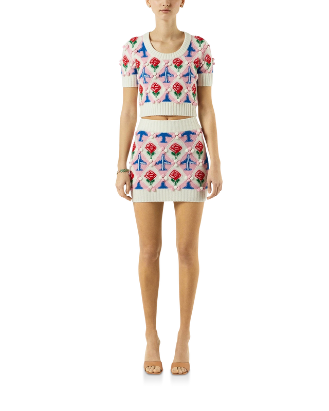 Casablanca Argyle Mini Skirt | Casablanca Paris