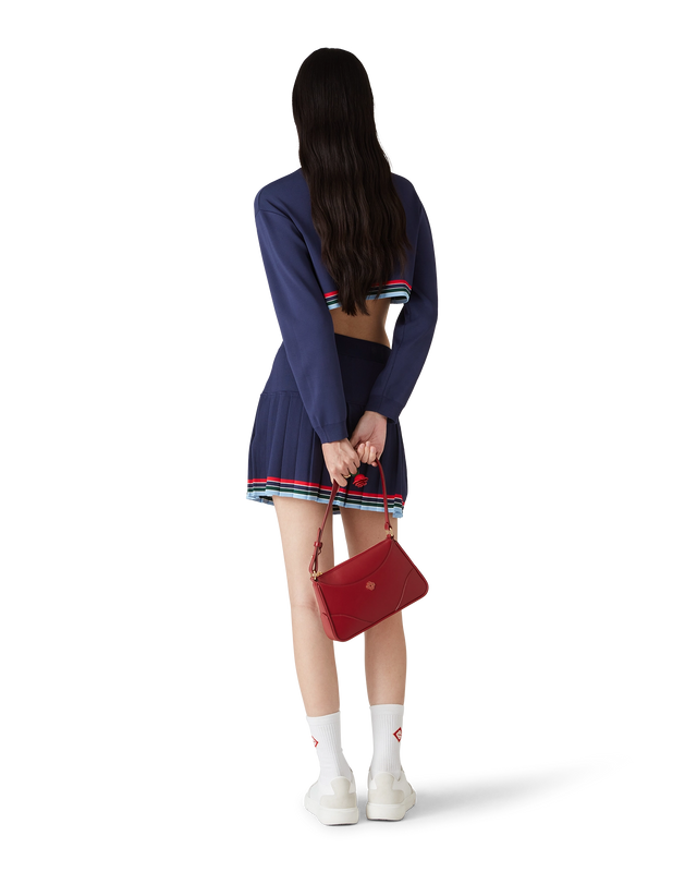 Casablanca Baseball Pleated Skirt– Casablanca