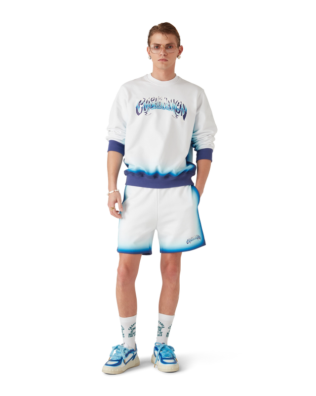 Casablanca Blue Fade Sweatshorts | Casablanca Paris