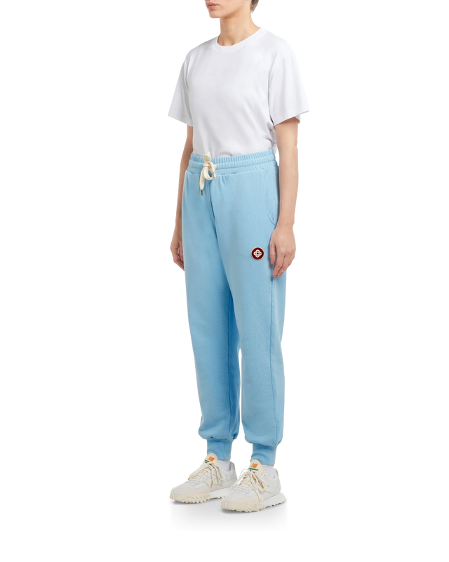 Casablanca Blue Logo Patch Sweatpants– Casablanca