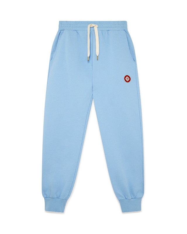 casablanca Blue Logo Patch Sweatpants– Casablanca