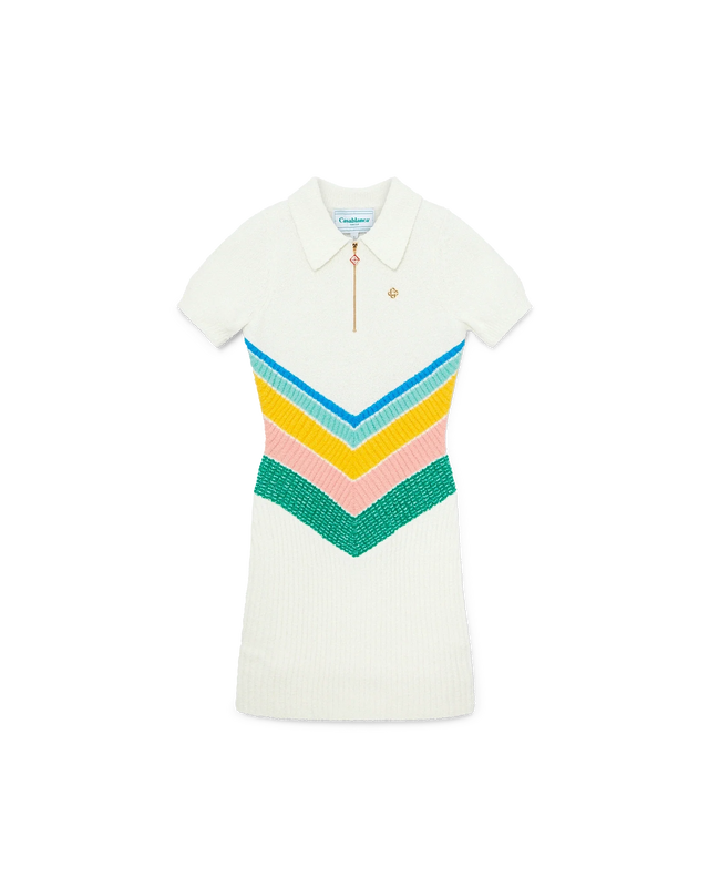 casablanca Boucle Chevron Dress | Casablanca Paris