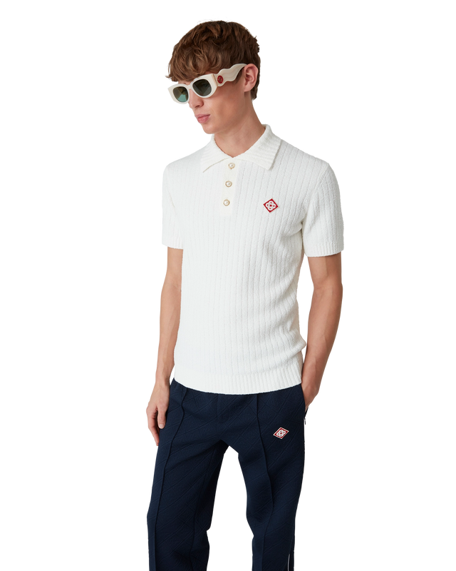 Casablanca Boucle Polo Shirt | Casablanca Paris