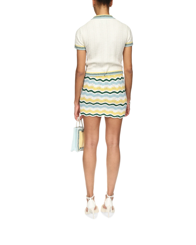 Casablanca Boucle Wave Skirt | Casablanca Paris