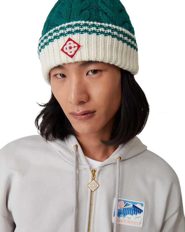 Casablanca Cable Stitch Beanie | Casablanca Paris