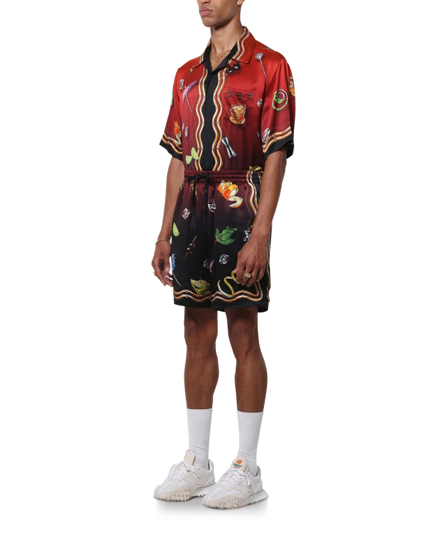 Casablanca Casa Club Sunset Silk Shorts– Casablanca