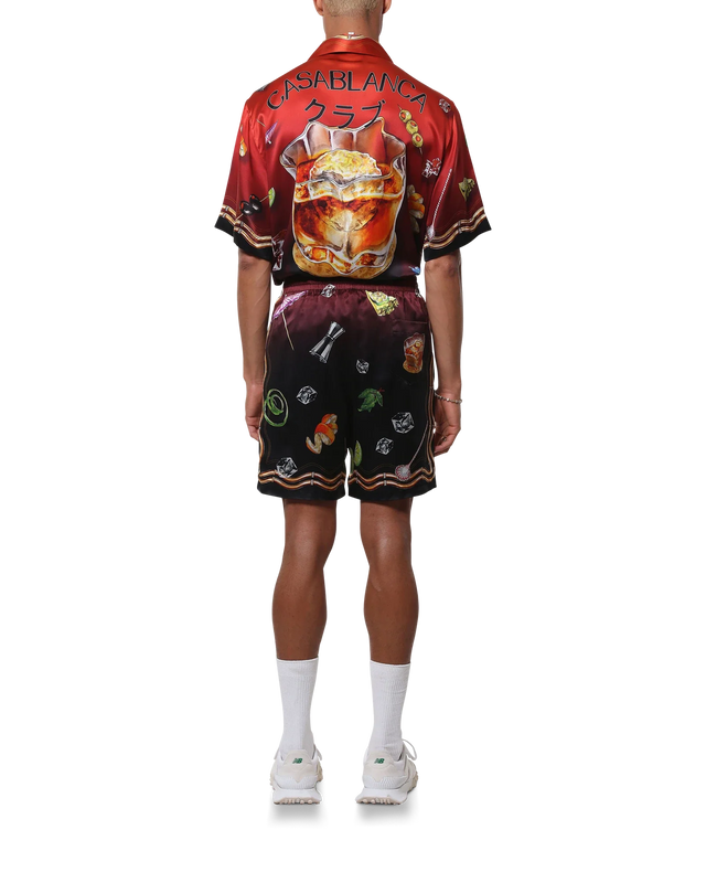 Casablanca Casa Club Sunset Silk Shorts– Casablanca