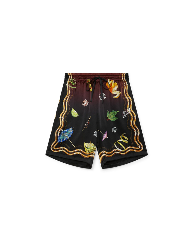 casablanca Casa Club Sunset Silk Shorts– Casablanca