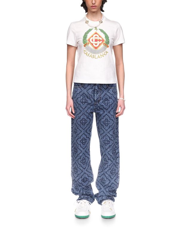 Casablanca Casa Crest T-Shirt | Casablanca Paris