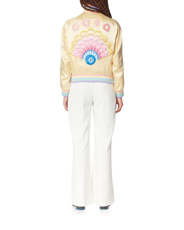 Casablanca Casa Shell Satin Bomber– Casablanca