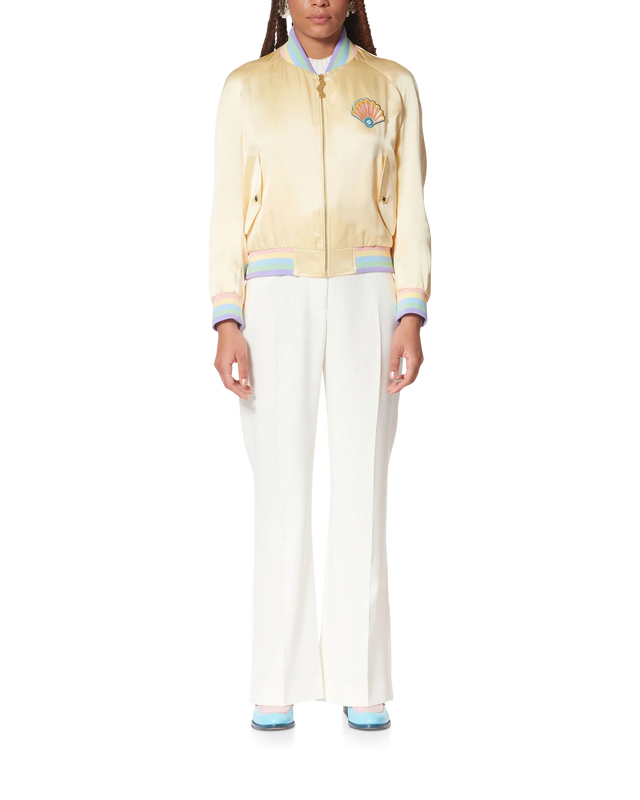 Casablanca Casa Shell Satin Bomber– Casablanca