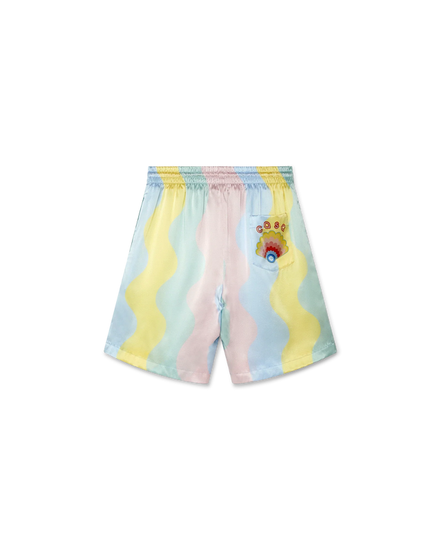 Casablanca Casa Shell Wave Silk Shorts– Casablanca