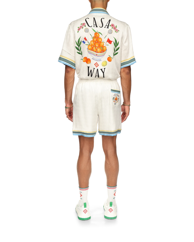 Casablanca Casa Way Silk Shorts | Casablanca Paris