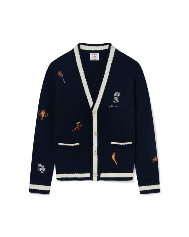casablanca Cashmere Cardigan | Casablanca Paris