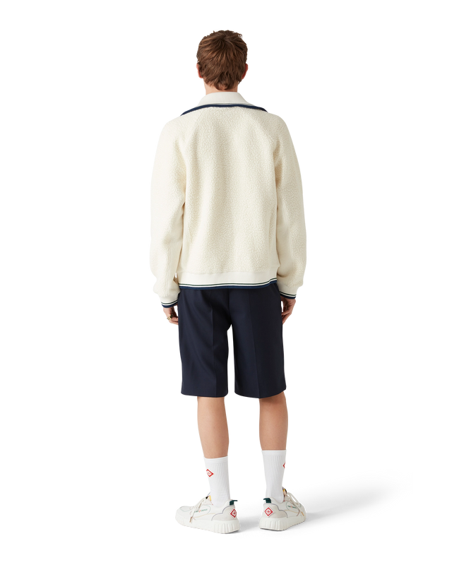 Casablanca Cashmere Zip Jumper | Casablanca Paris