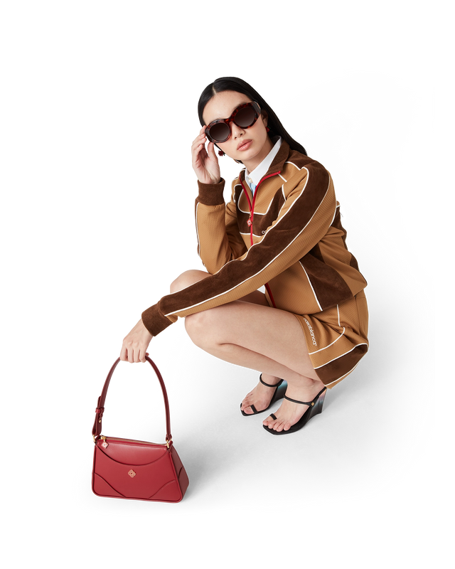 Casablanca Chenille Panelled Mini Skirt– Casablanca