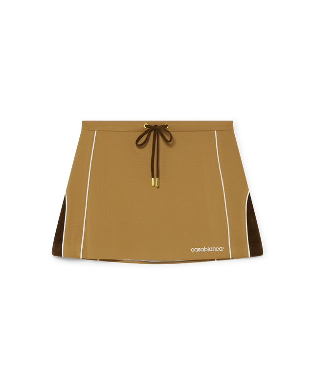 casablanca Chenille Panelled Mini Skirt– Casablanca