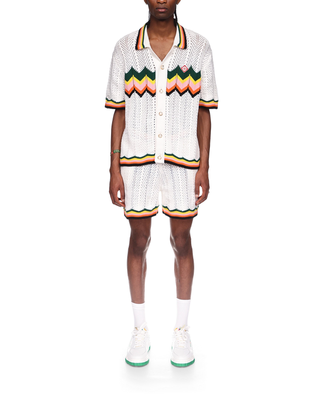 Casablanca Chevron Lace Shirt | Casablanca Paris