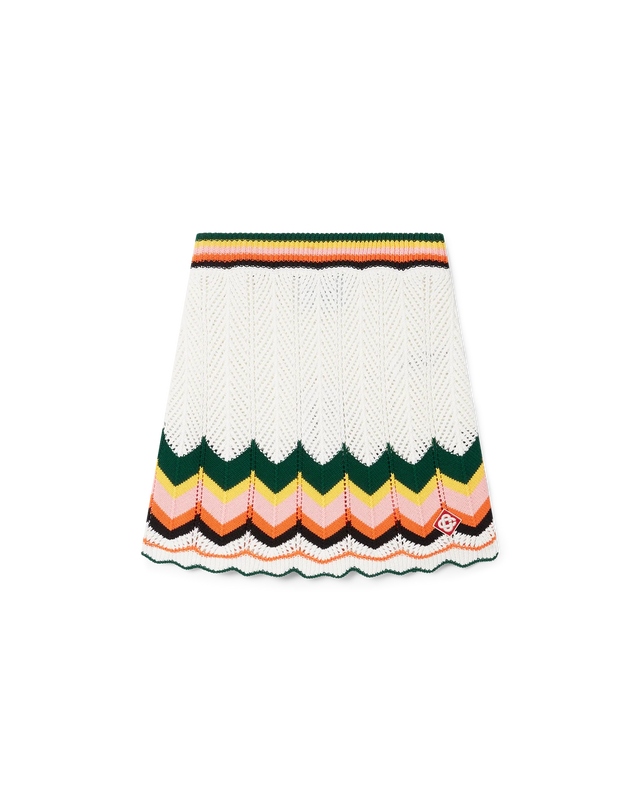 casablanca Chevron Lace Skirt | Casablanca Paris