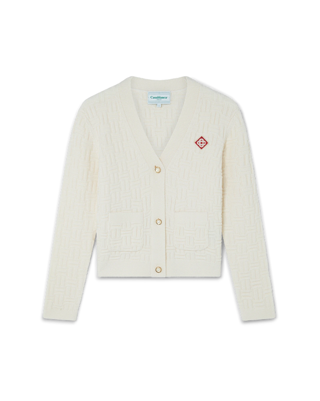 casablanca Column Knit Cardigan | Casablanca Paris