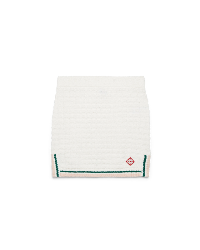 casablanca Cotton Bouclé Mini Skirt– Casablanca