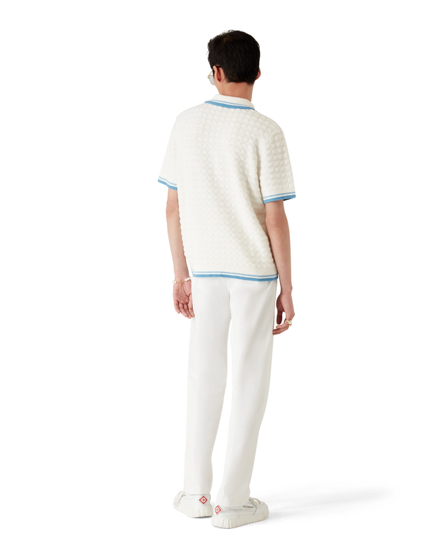 Casablanca Cotton Boucle Polo Shirt– Casablanca