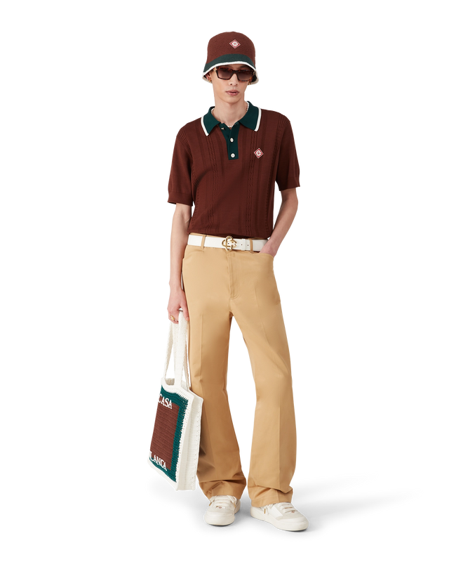 Casablanca Cotton Chino Trousers | Casablanca Paris