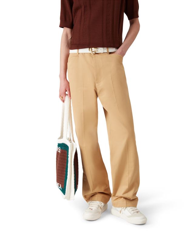 Casablanca Cotton Chino Trousers | Casablanca Paris