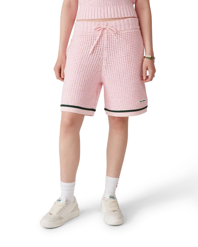 Casablanca Cotton Mouliné Polo Shorts– Casablanca