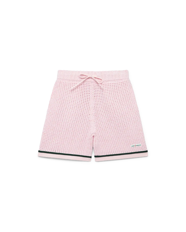 casablanca Cotton Mouliné Polo Shorts– Casablanca