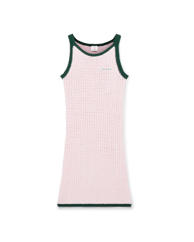 casablanca Cotton Mouliné Tank Dress– Casablanca