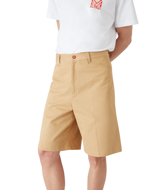 Casablanca Cotton Pleated Shorts | Casablanca Paris
