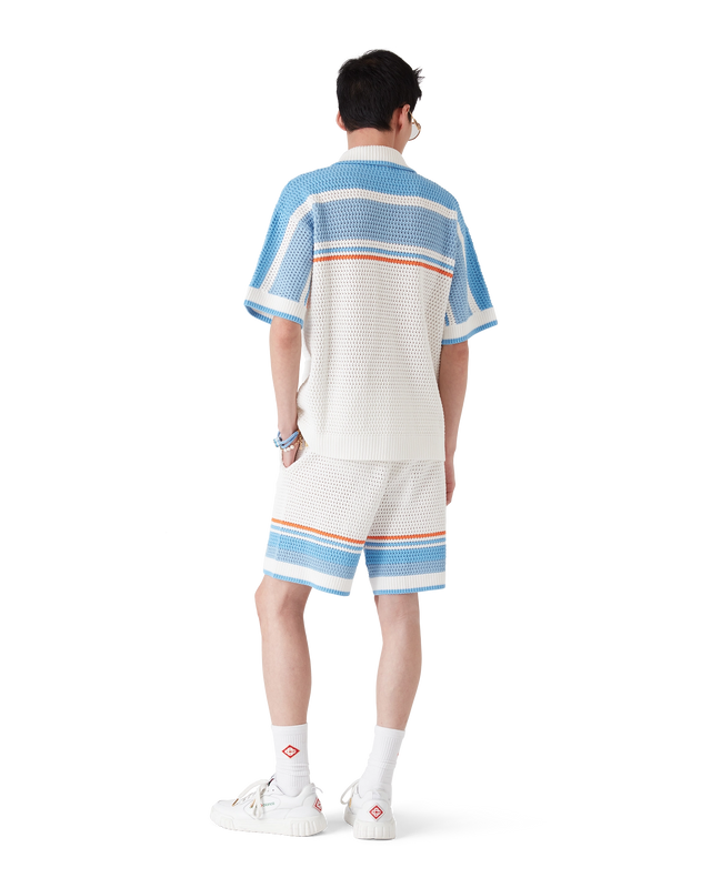 Casablanca Cotton Tennis Crochet Shorts– Casablanca