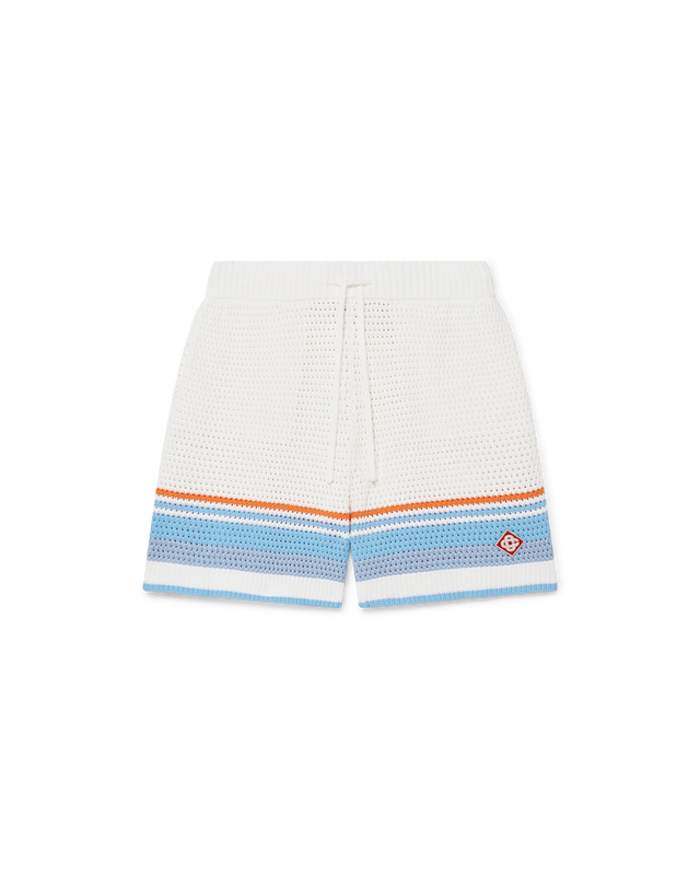 casablanca Cotton Tennis Crochet Shorts– Casablanca