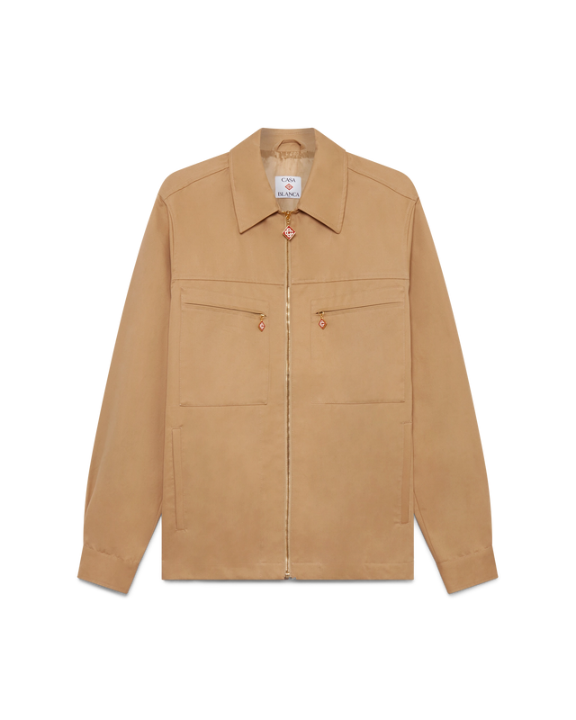 casablanca Cotton Zip Jacket | Casablanca Paris