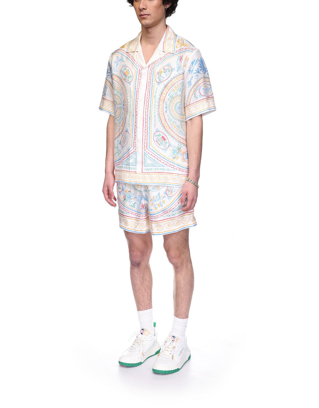 Casablanca Crayon Vase Silk Shirt | Casablanca Paris