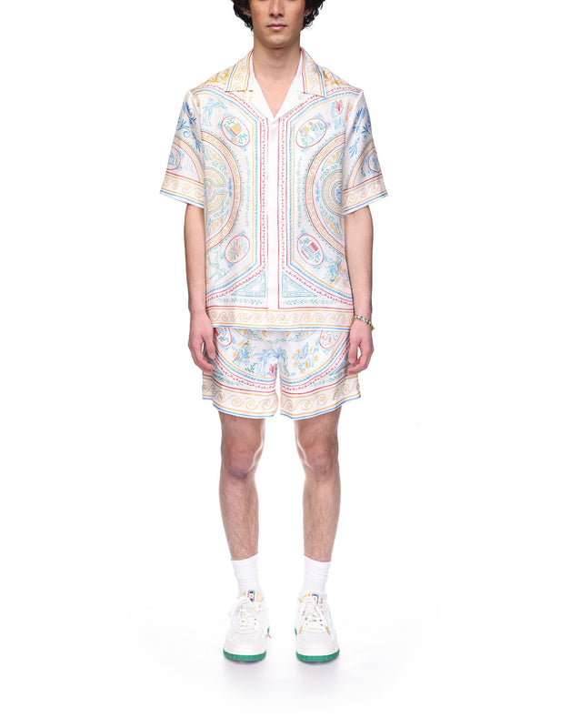 Casablanca Crayon Vase Silk Shirt | Casablanca Paris