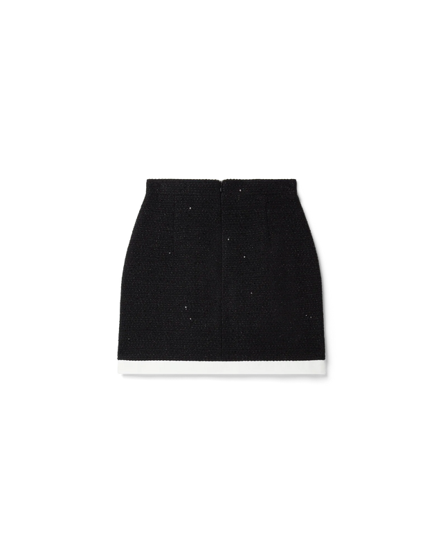 Casablanca Curved Hem Mini Skirt | Casablanca Paris