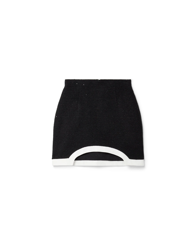 casablanca Curved Hem Mini Skirt | Casablanca Paris