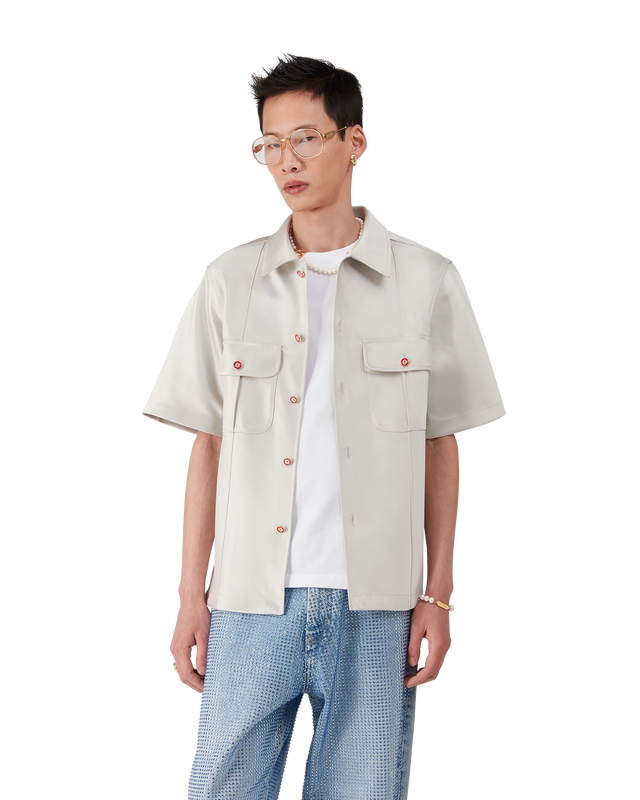 Casablanca Duchesse Satin Shirt | Casablanca Paris