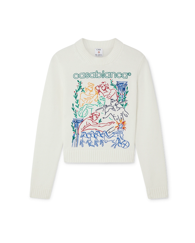 casablanca Embroidered Jumper | Casablanca Paris
