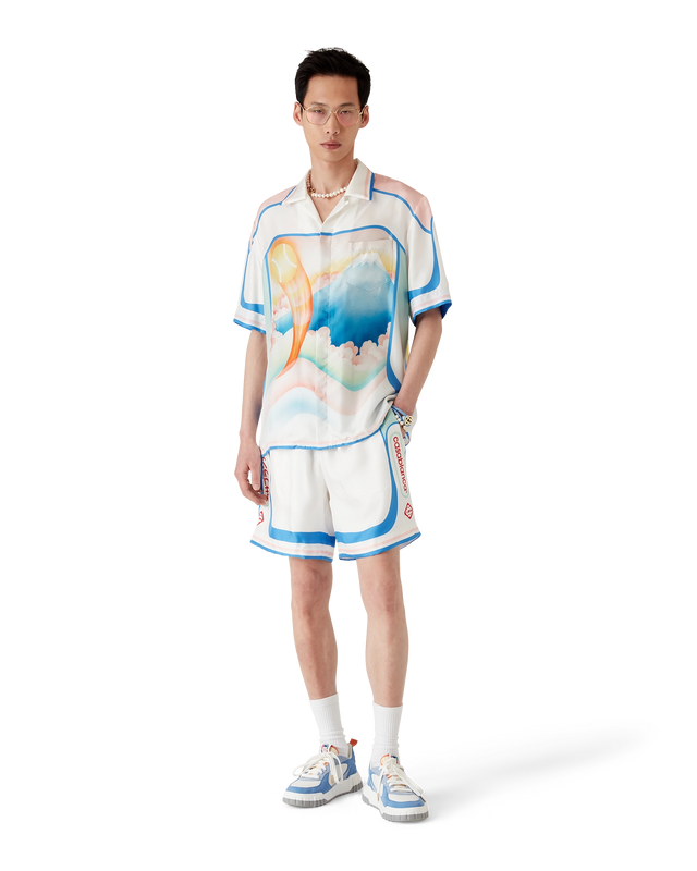 Casablanca Fuji Dream Silk Shorts | Casablanca Paris