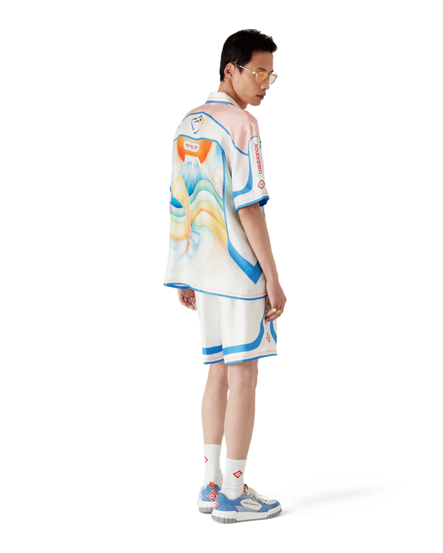 Casablanca Fuji Dream Silk Shorts | Casablanca Paris