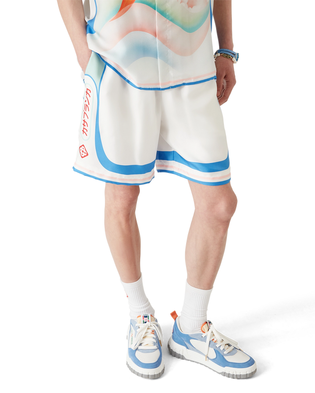 Casablanca Fuji Dream Silk Shorts | Casablanca Paris