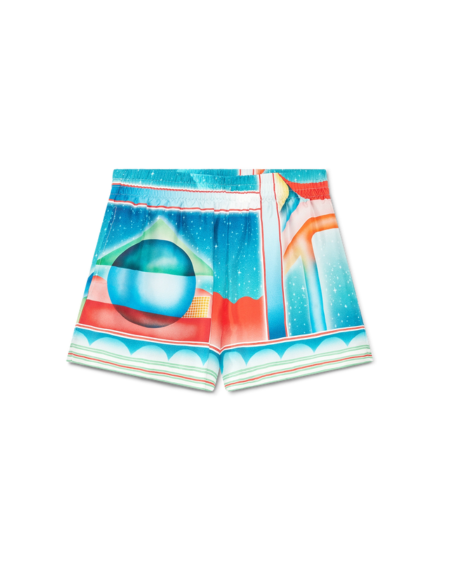 casablanca Galaxy Court Silk Shorts– Casablanca