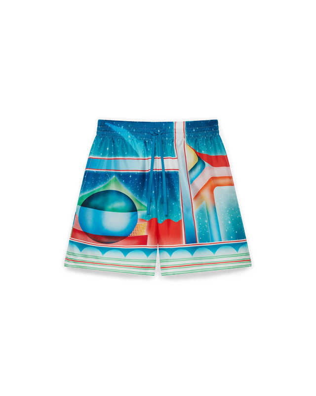 casablanca Galaxy Court Silk Shorts– Casablanca
