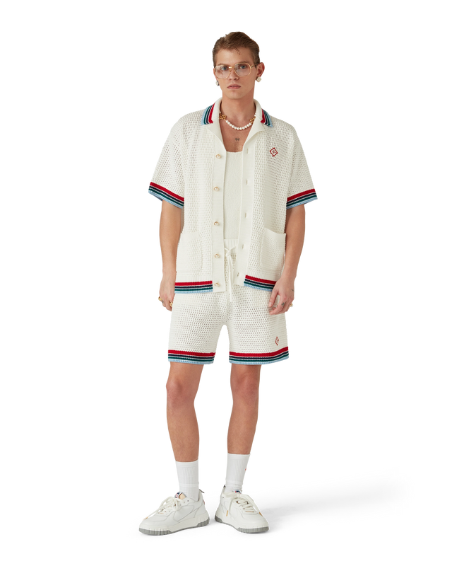 Casablanca Gothic Crochet Shirt | Casablanca Paris